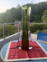 Vintage Vase aus Glas, 