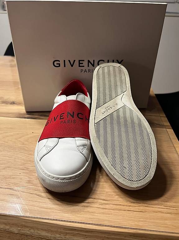 Scarpe da uomo: GIVENCHY Paris Webbing Sneaker Leather Red/White – Usato da Zürich venduto da baj_7tbs 2