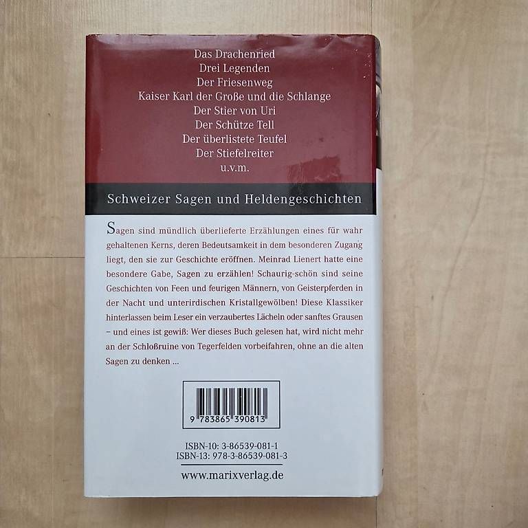 Libri: Schweizer Sagen und Heldengeschichten - Meinrad Inglin – Nuovo (secondo la descrizione) da Zug venduto da Sunshine_113 1