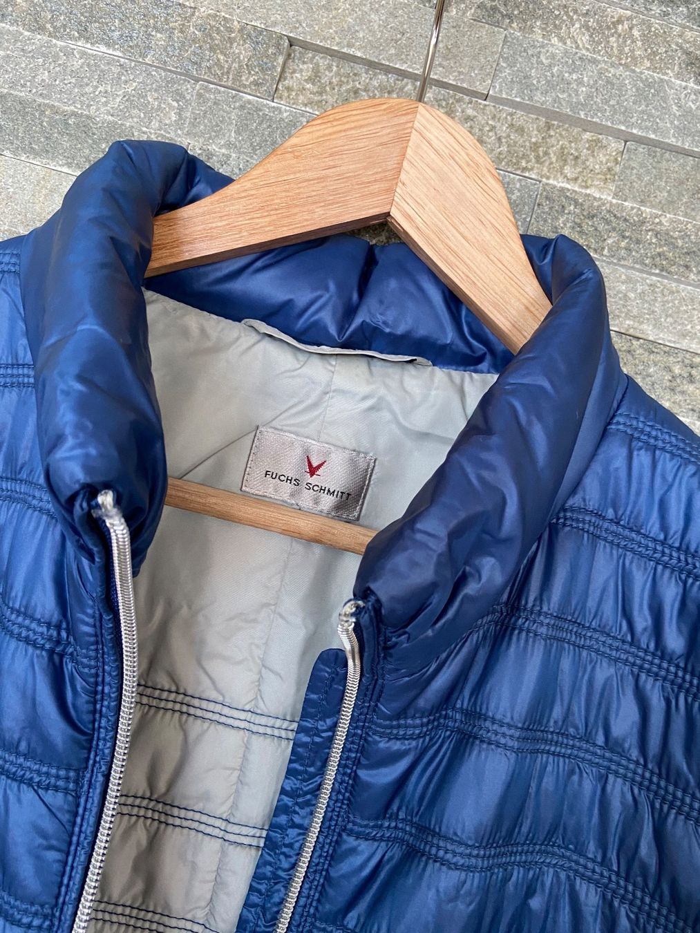 Fuchs Schmitt Jacken: FUCHS SCHMITT - Veste Plume Bleu - 36 – Neu (gemäss Beschreibung) aus Chardonne von teenyweeny 2