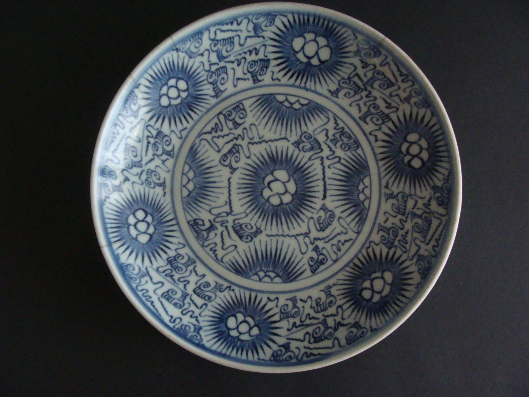 Teller: BLAU & WEISS TELLER CHINA 19 Jh. – Gebraucht aus Bern von zilicchio 1