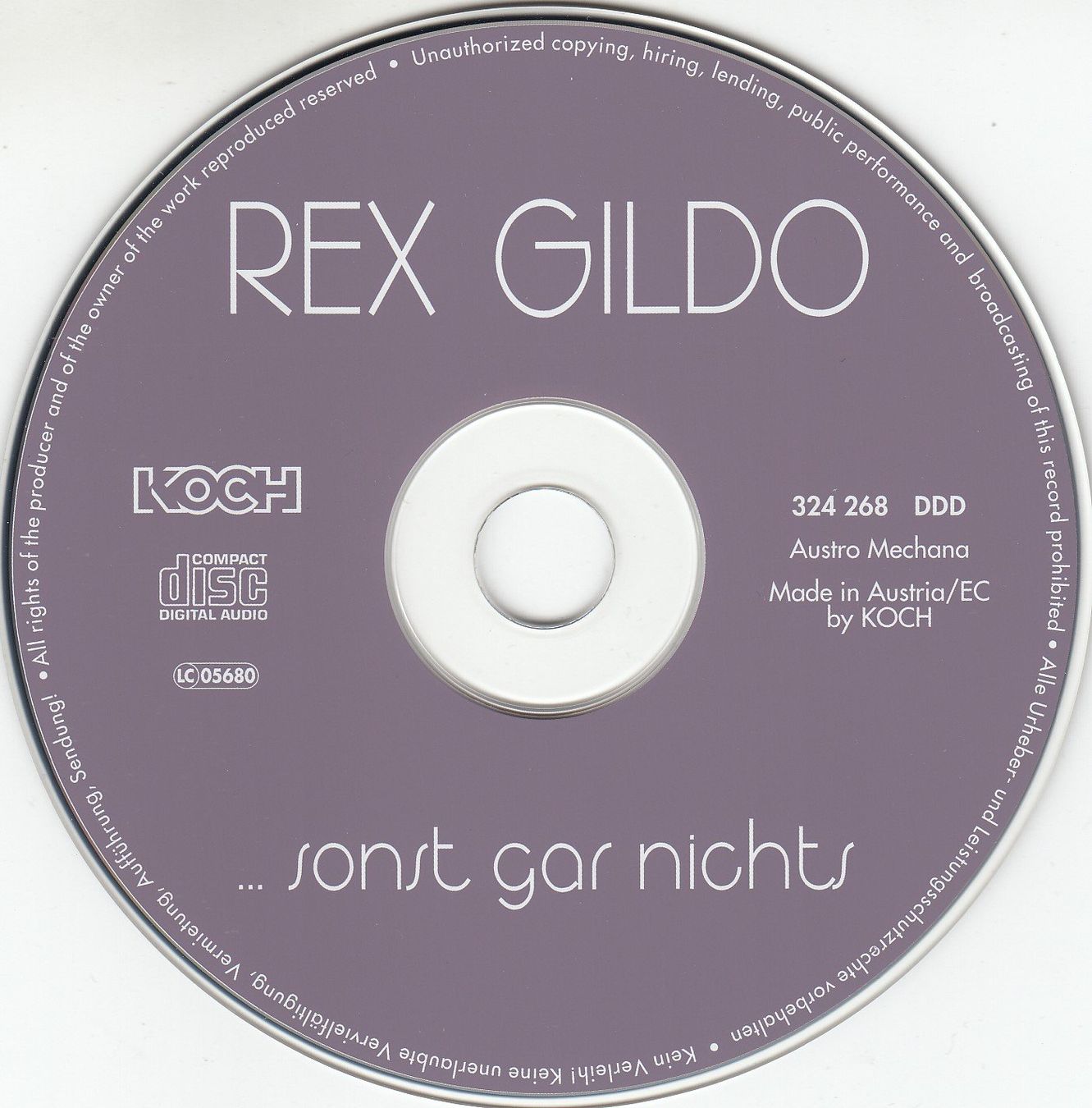 CD: CD Rex Gildo sonst gar nichts 14 Titel – Nuovo (secondo la descrizione) da Spreitenbach venduto da Turbo_1105 2