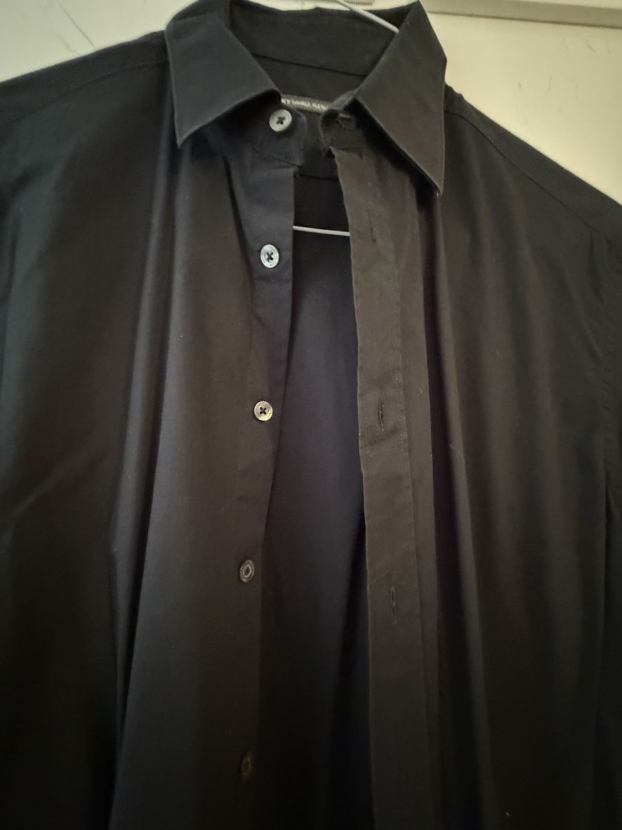 Camicie: Camicia uomo GREY DANIELE ALESSANDRINI taglia 41 nera – Usato da Lugano venduto da can_xdd8 2