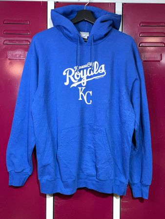 KANSAS CITY ROYALS MLB BASEBALL HOODIE SZ: L
