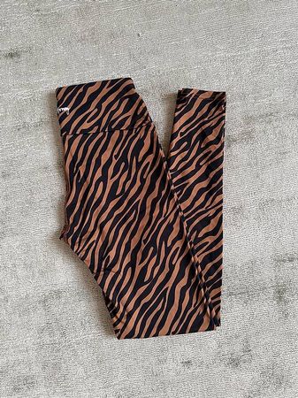 Hey Honey Yogaleggings Zebra Braun 