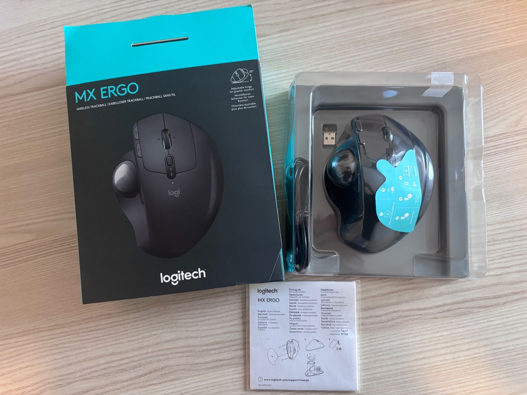 Logitech Mouse: Logitech Trackman Ergo MX ( Maus ) – Usato da Winterthur venduto da -tangerine- 5