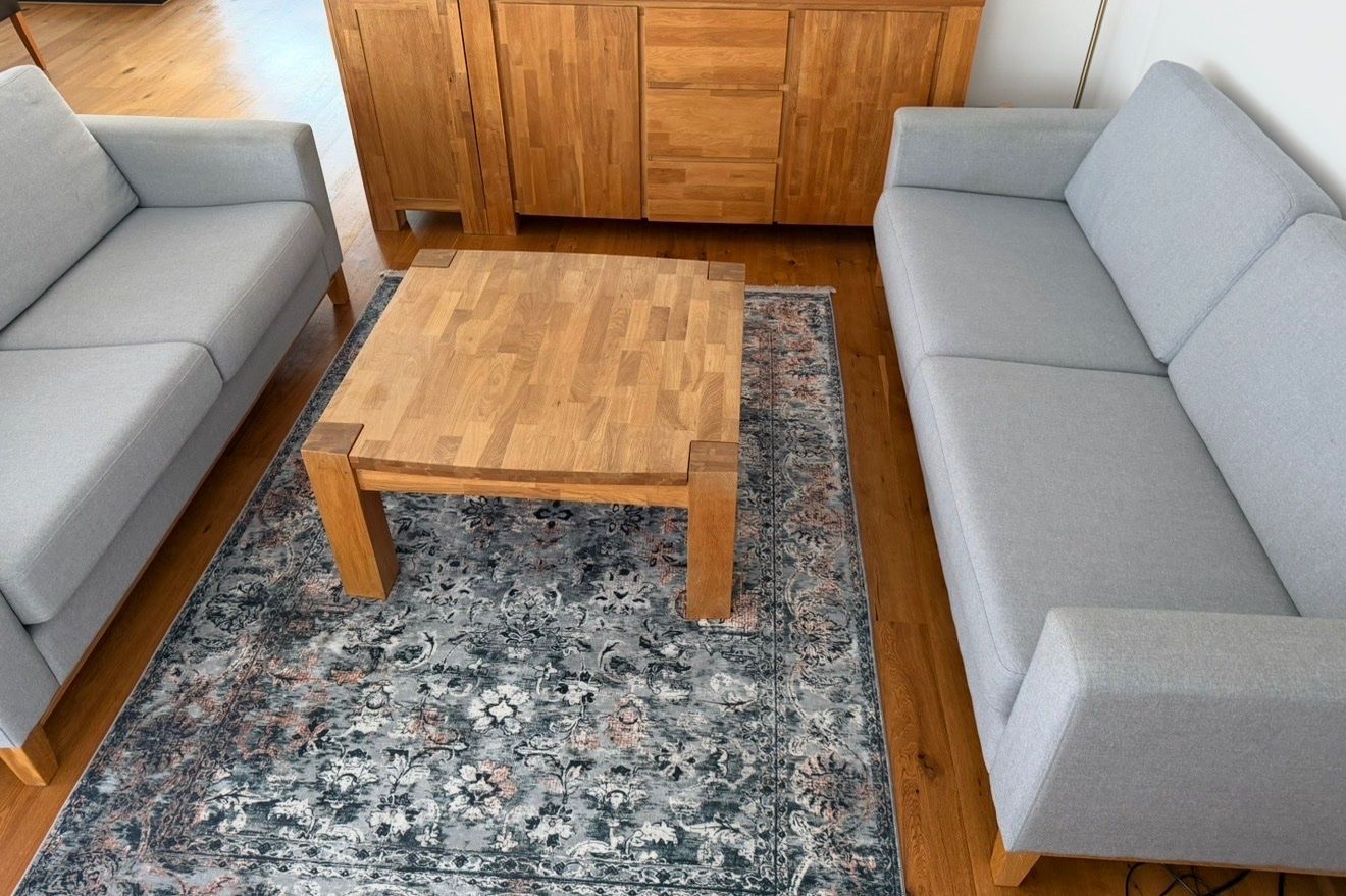 Livique Sofas: Sofa Set aus Stoff 2-teilig – D'occasion à Hünenberg par SAFS 3