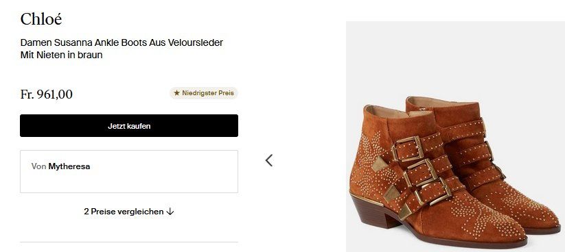 Chloé Scarpe da donna: Chloé Susanna  Stiefeletten / bottines  .38 – Usato da Collonges venduto da Auganien 4