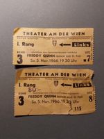 Tickets Konzert Freddy Quinn 1966 2 Stück
