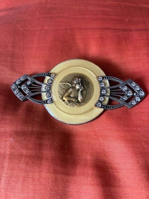 Spille & Fermagli: broche art déco signée C.popesco – Usato da Evilard venduto da nenette01