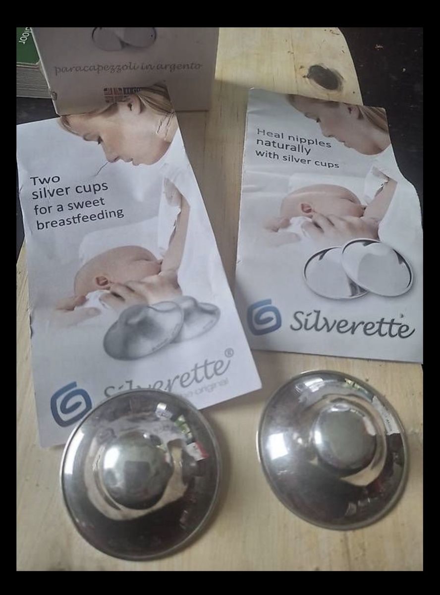Silverette Accessori per l’allattamento: Coupelles allaitement Silverette argent  – Usato da St-Cergue venduto da ste_bjn2