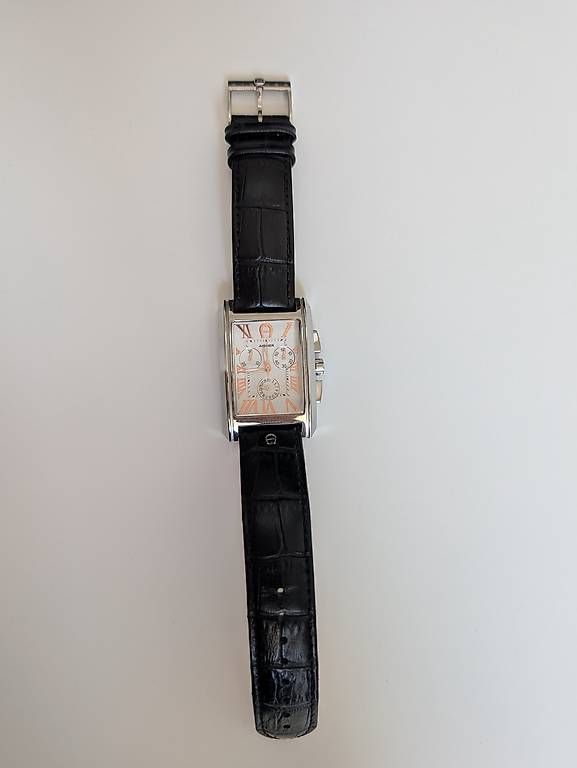 Aigner Uhren: Aigner rechteckiger Tank Chronograph – Neu (gemäss Beschreibung) aus St. Gallen von notenea 2