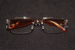Lesebrille mit großen Gläsern Dioptrien +200 + 2.0