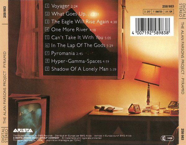 CD: The Alan Parsons Project – Pyramid – Usato da Winterthur venduto da meduc11 1
