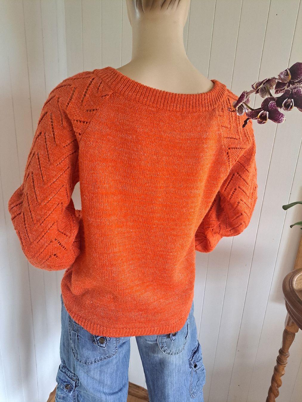 Maglioni & Felpe: CACHE CACHE Ajour Strickpullover Pullover Pulli S 36 – Usato da Mollis venduto da Fauchi99 3
