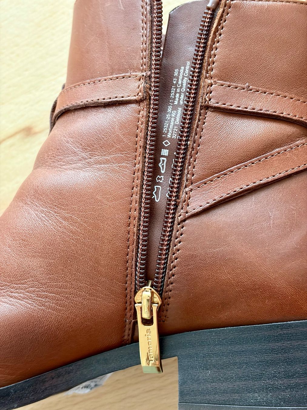 Tamaris Damenschuhe: Tamaris Stiefelette Gr. 38 cognac – Gebraucht aus Kirchlindach von cumbiacabeza 6