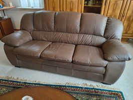 Cotta 3er Sofa Leder braun Modell Casino gebraucht