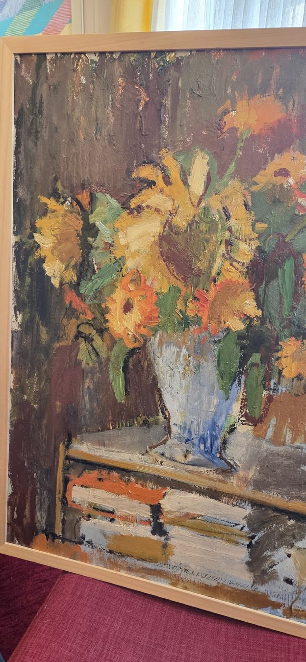 Dipinti: Original Ölgemälde  Maly Blume Marcus – Usato da Rehetobel venduto da hobirot01 6