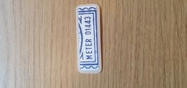 vintage Aufkleber Reisepass