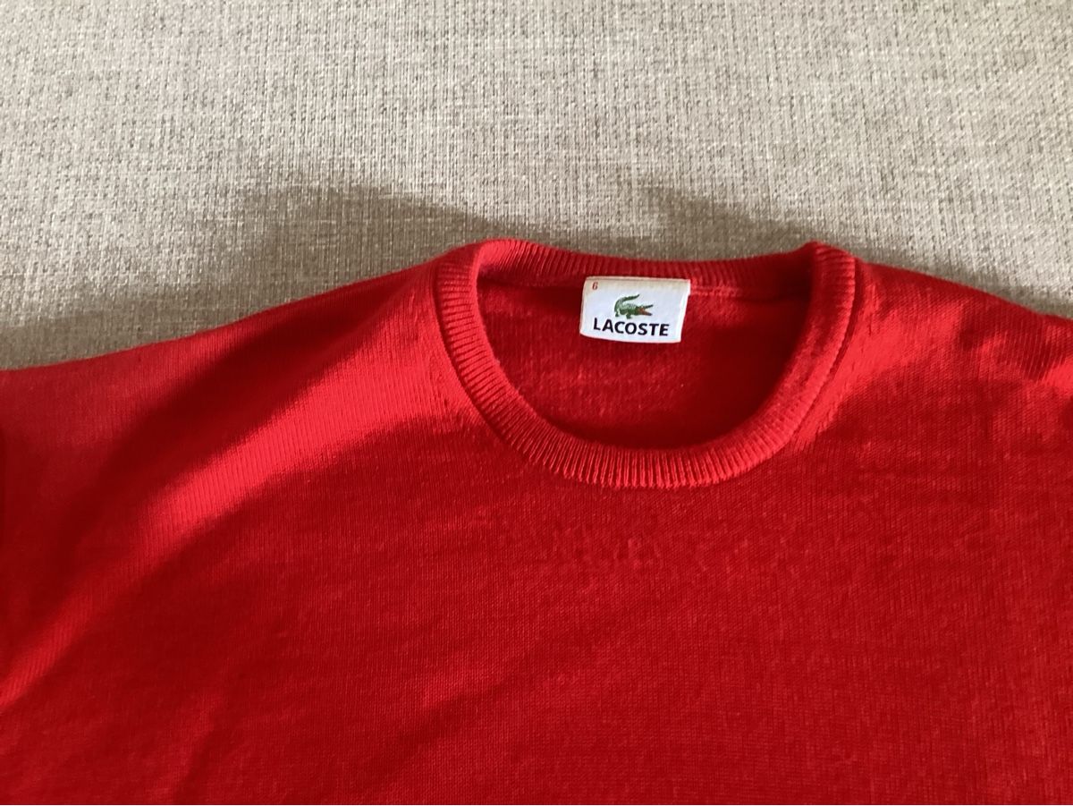 Lacoste Maglioni & Felpe: Lacoste Pullover red Gr. 6 – Nuovo (secondo la descrizione) da Wabern venduto da abu_j26f