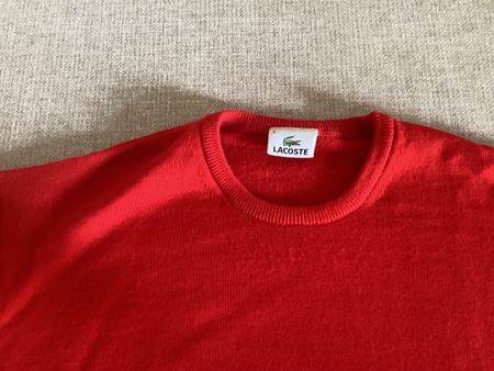 Lacoste Pullover red Gr. 6