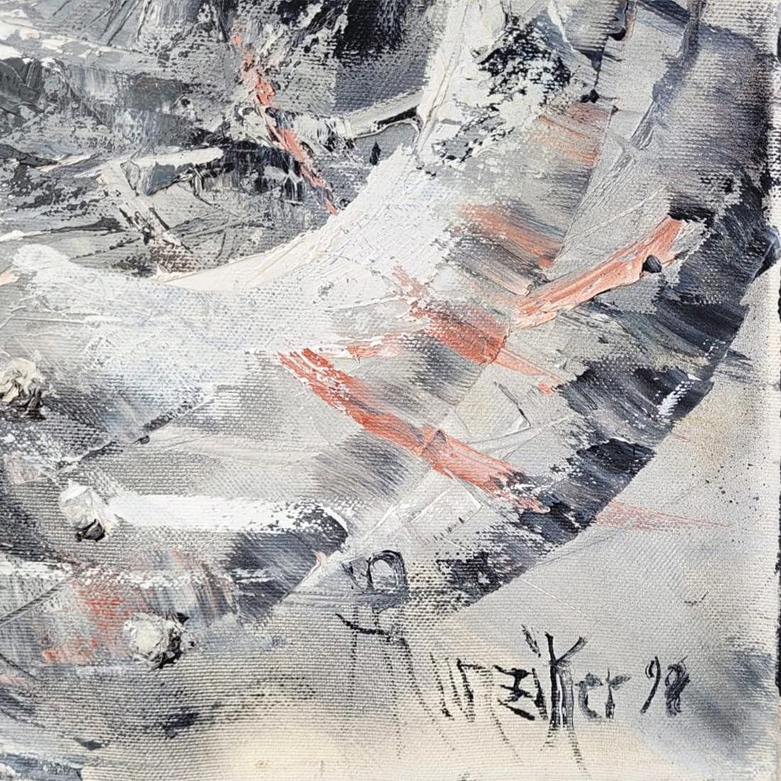 Gemälde: Rudolf Hunziker, Öl auf Leinwand, 1998 – Gebraucht aus Lugano von Historianlugano 1