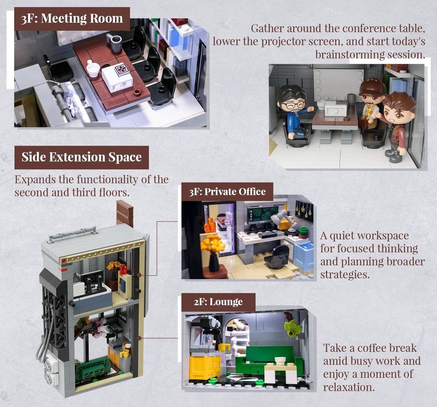 Lego Kit di costruzioni: Pantasy Original Jeu de construction Architecture Firm – Nuovo e nell'imballaggio originale da St-Imier venduto da ATTAKSHOP 7