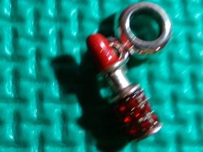 Ciondoli: ANHÄNGER ,,EIN LIPPENSTIFT,,ROT FARBE – Nuovo (secondo la descrizione) da Basel venduto da bijoutrie_4 7