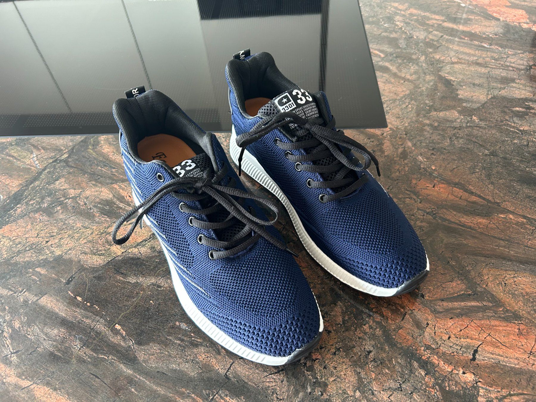 Scarpe da uomo: Neue blaue Herren-Elevator-Sneakers, Grösse 44 – Nuovo (secondo la descrizione) da Biberist venduto da kimi2002 3
