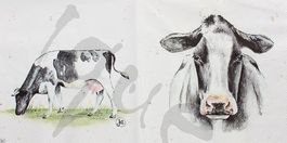 Serviette cow (1242) 2Stk.
