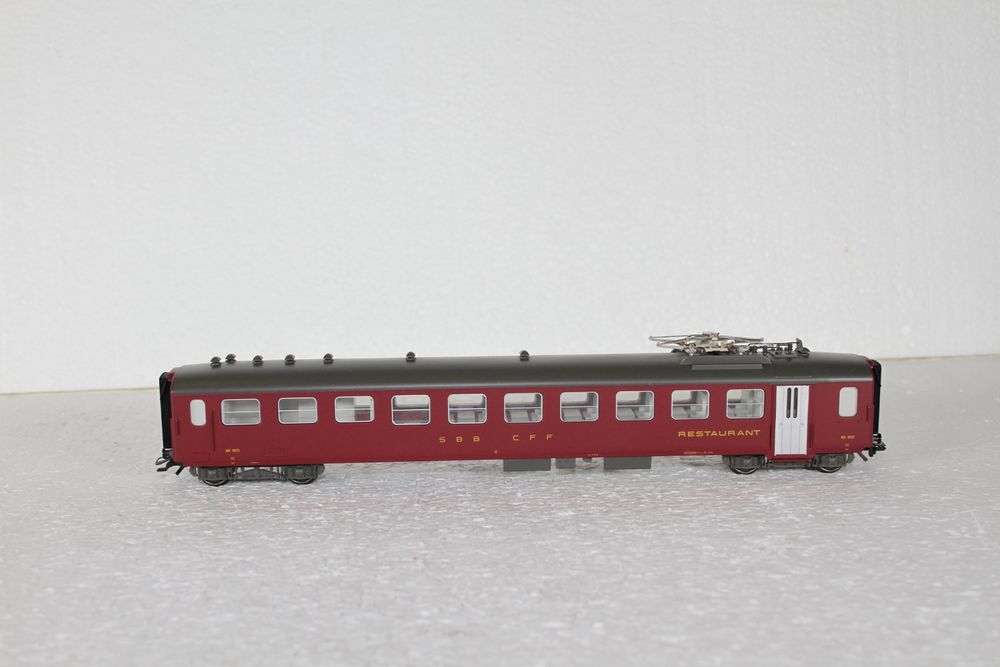 Märklin 43390 SBB Leichtstahl Speisewagen Restaurant (Neu (gemäss ...
