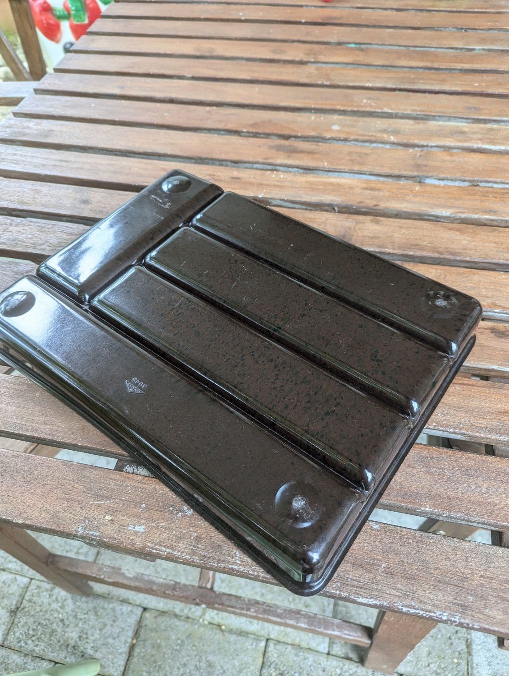 Elettrodomestici da cucina: Vintage Bakelite Brown Kitchen Utensil Tray - Owo – Usato da Erlinsbach SO venduto da Meytalien 2