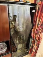 Vitrine bibiliothèque  palissandre design italien