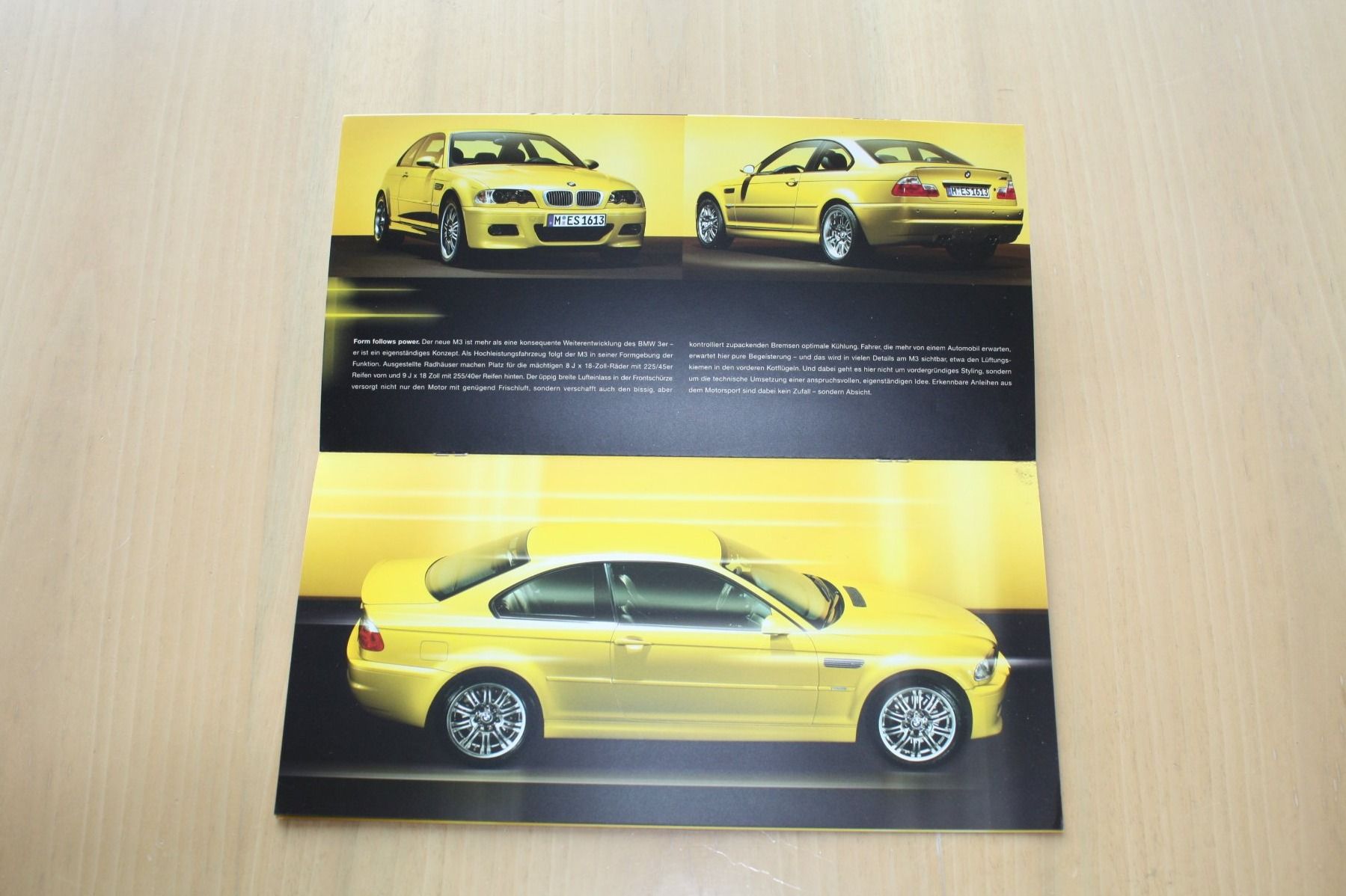BMW Documenti: BMW M3 Coupe E46 Prospekt 2000 – Usato da Wikon venduto da erwin400 3