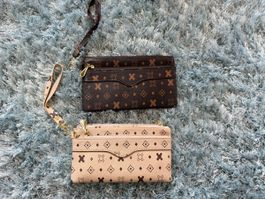 2x verschiedene Farbe Portemonnaie