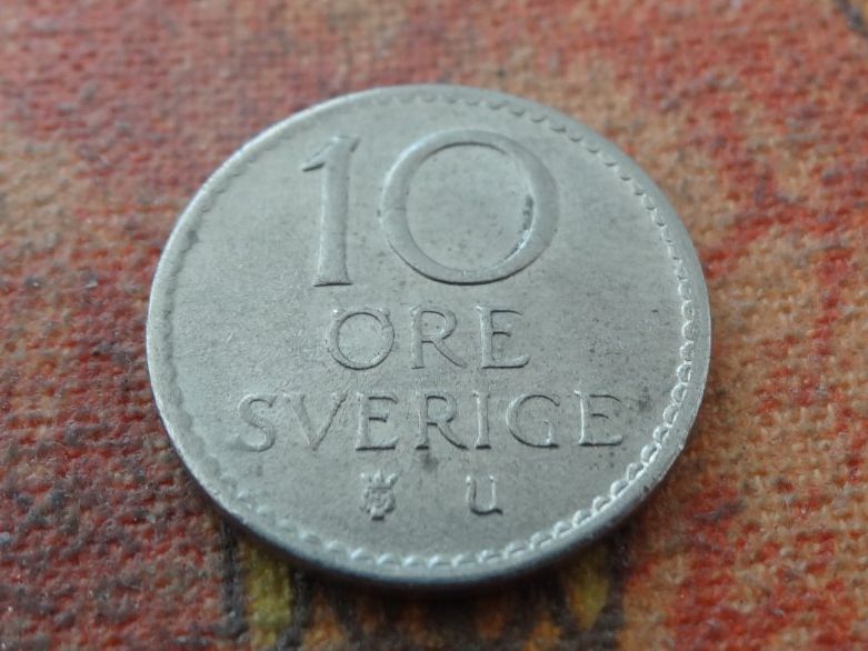 Alle Münzen: SUEDE  10  Ore  1972 – Gebraucht aus Romanel-sur-Lausanne von Swift13 1