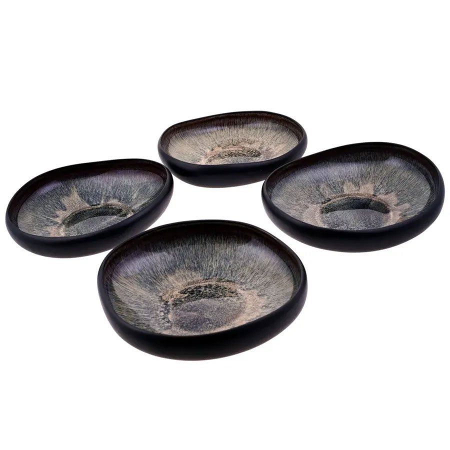 Assiettes: Karaca Geschirr-Set Schwarz Galactic Reactive Schale – Neuf avec emballage d'origine à Reinach AG par evimshop 5
