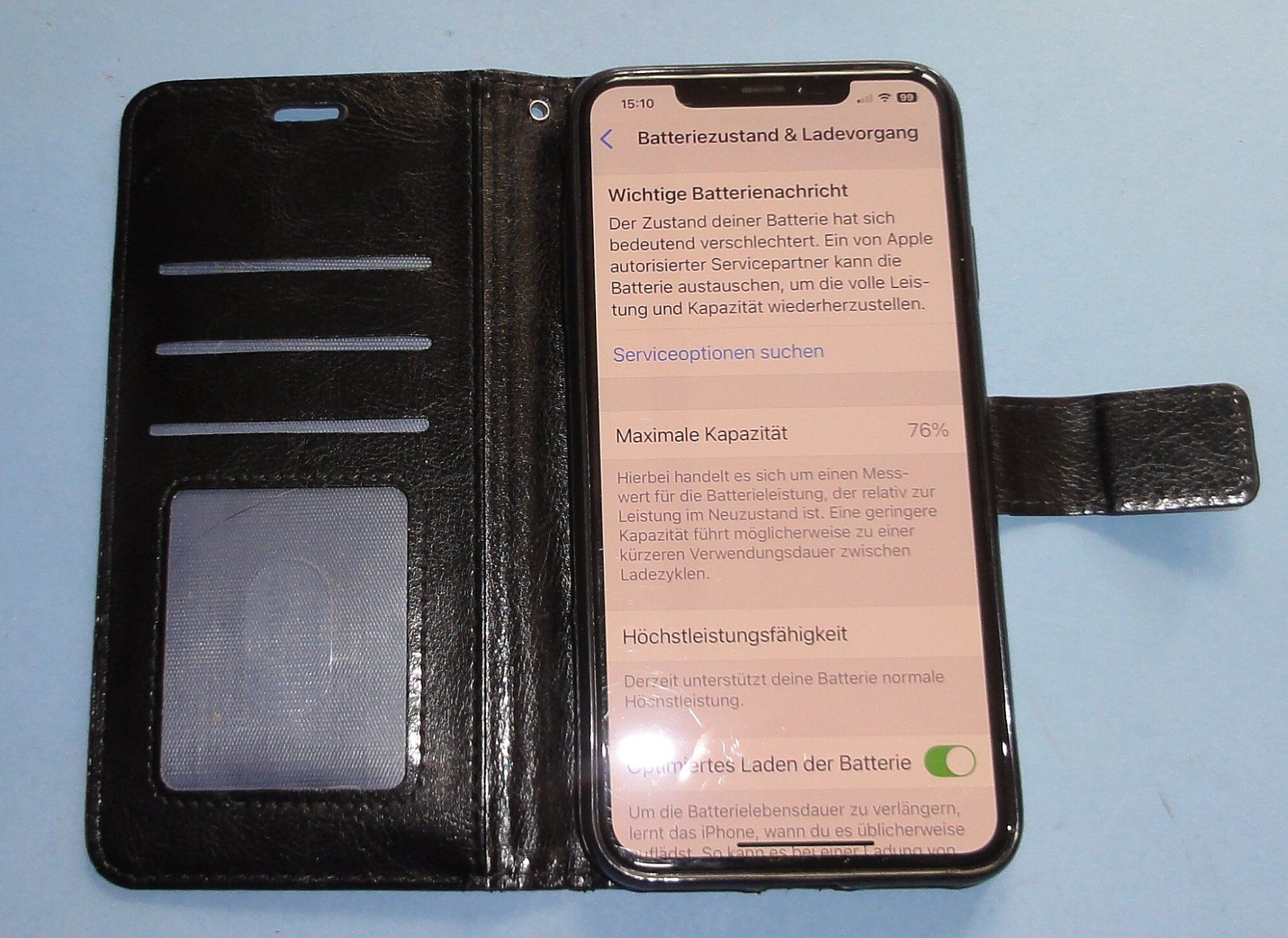 Apple Telefoni cellulari / Smartphones: iPhone XS Max, 64 GB ohne Sperren, mit Walletcase – Usato da Waldenburg venduto da Rcparts 4