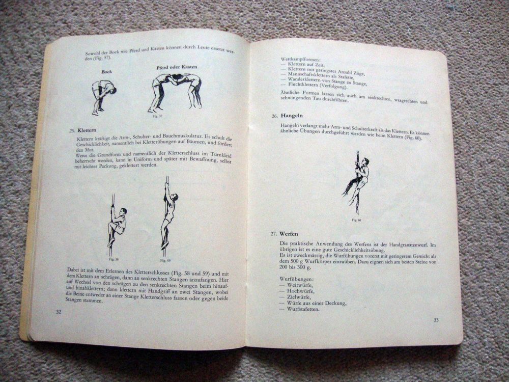 Das Turnen in der Armee Jg 1958 Reglement 51 41 (Gebraucht) in