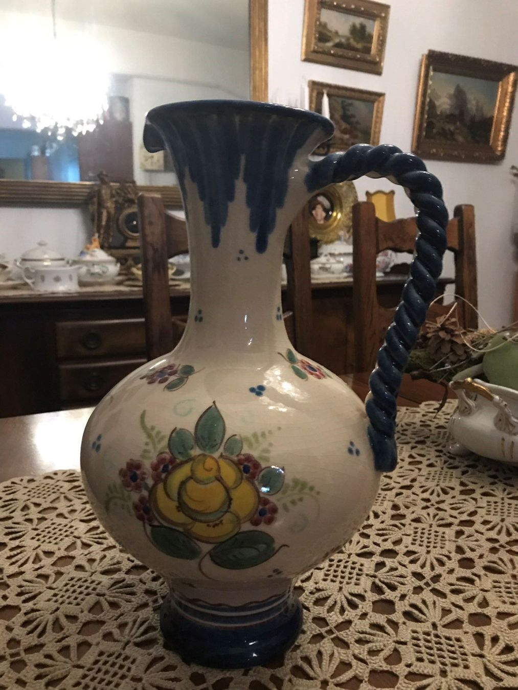 Caraffe: Altes Keramik Krug – Usato da Mehlsecken venduto da Reymau