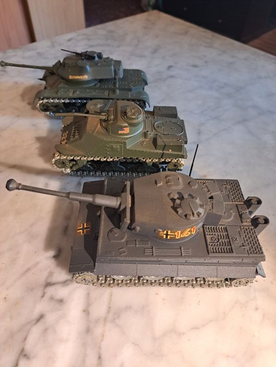 Lot De 3 Chars Allemands 2ème Guerre Mondiale – Altaya 1/72 – Occasion