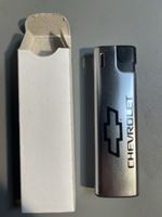 Chevrolet Feuerzeug mit Auto Gravur Metall Dose