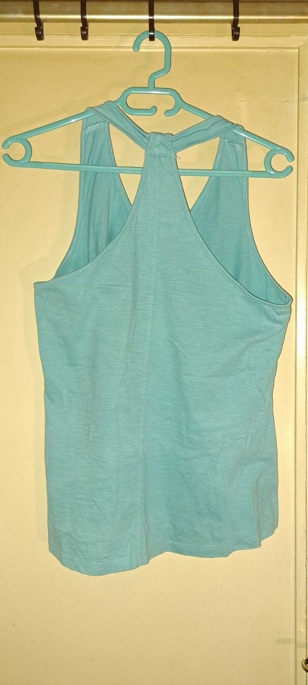 Top: Débardeur style surf bleu turquoise – Usato da Genève venduto da Axelle333 3