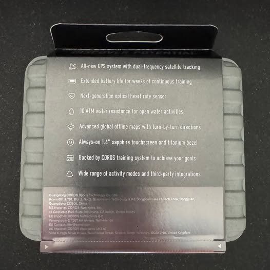 Coros Smartwatch: COROS Vertix 2S -- Moon edition (color: dark graphite) – Neu und originalverpackt aus Lausanne von dim_z6tj 1