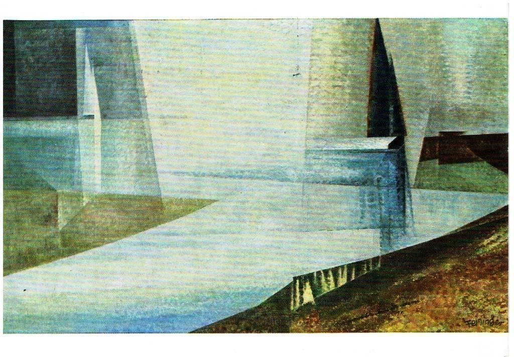 Cartes postales: Lyonel Feininger Regamündung III – D'occasion à Flims - Dorf par Stagediver