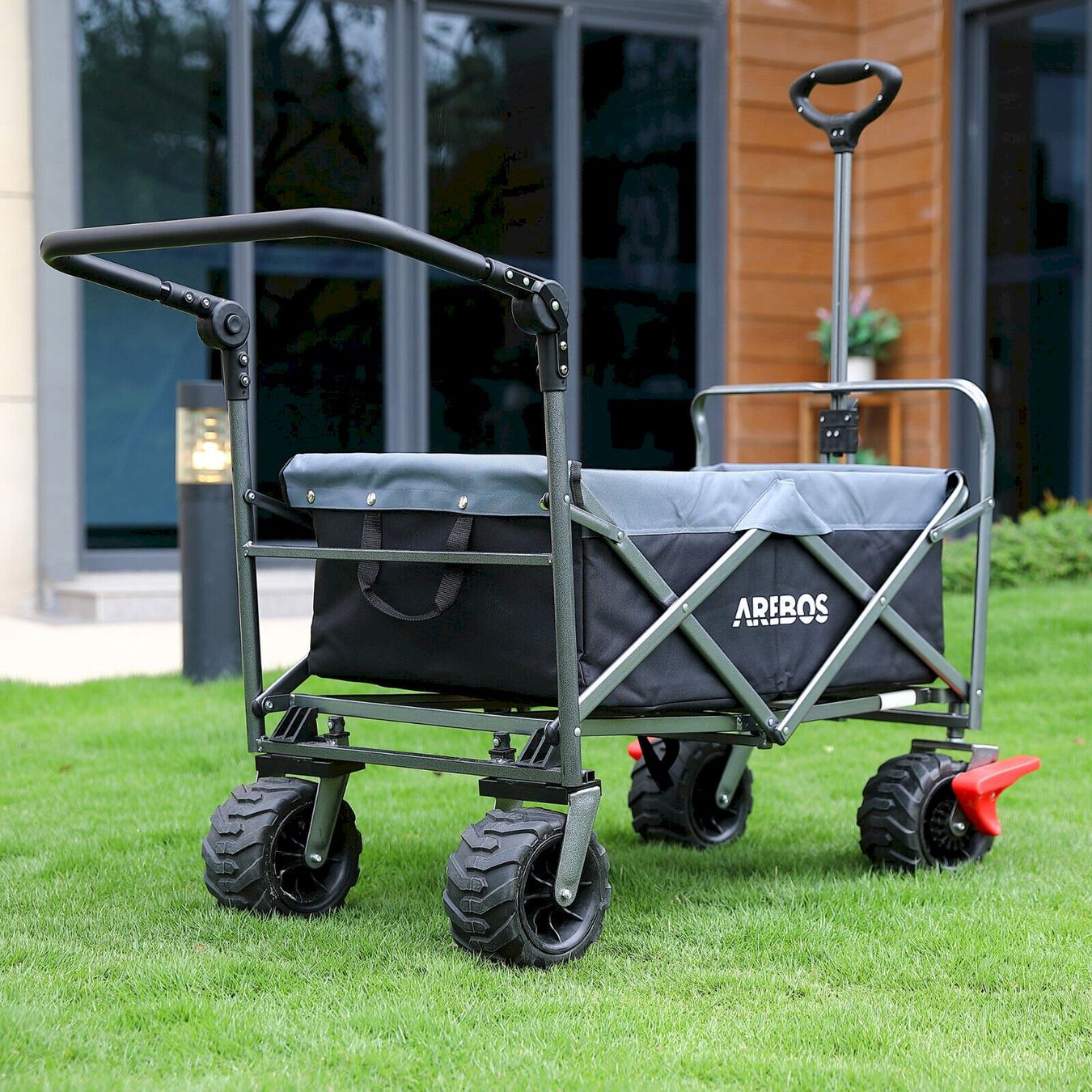Altro in Utensili da giardino: AREBOS Bollerwagen Klappbar Grau-Schwarz – Nuovo e nell'imballaggio originale da Bottighofen venduto da zaap 1