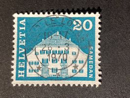 Schweiz 1970 Samedan 20 Vollstempel LE LOCLE 1 26.3.1970