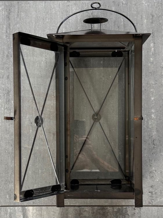 Lanternes: Schwarze Laterne - Windlicht - Gartenlaterne - 40 cm hoch – D'occasion à Zürich par Alot16 5