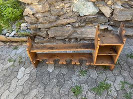 antikes Zinnkannengestell