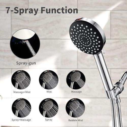 Soffioni doccia: Duschkopf Filter 6+1 Strahlarten Schlauch Duschbrause Shower – Nuovo e nell'imballaggio originale da Hundwil venduto da pak_b5sl 5